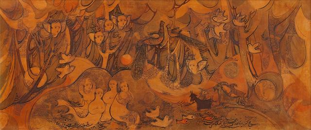 آرتچارت | بدون عنوان (خسرو و شیرین) از صادق تبریزی