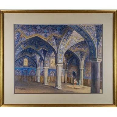 آرتچارت | نمای داخلی مسجد اعظم اصفهان از یرواند نهاپتیان